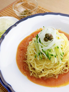 トマトだれのあっさり冷やし中華-レシピのメイン写真