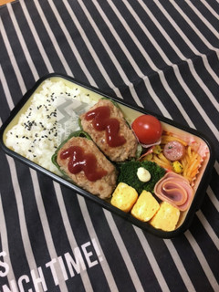 高校生弁当12/15ピーマンの肉詰め弁当-レシピのメイン写真