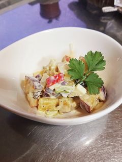 さつまいもと白菜の漬物のサラダ-レシピのメイン写真