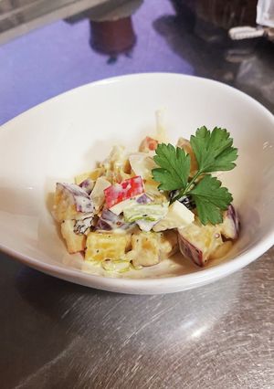 さつまいもと白菜の漬物のサラダ-レシピのメイン写真