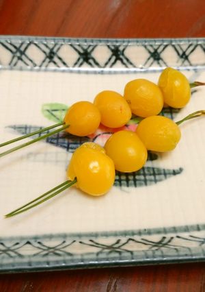 松葉刺しギンナン-レシピのメイン写真