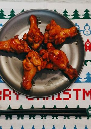 あずちんボーンブロス簡単クリスマスチキン-レシピのメイン写真