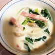 ほうれん草としめじの豆乳スープ