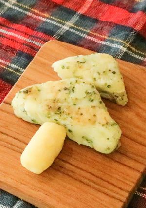 【離乳食後期】クリスマスツリーのおやき-レシピのメイン写真