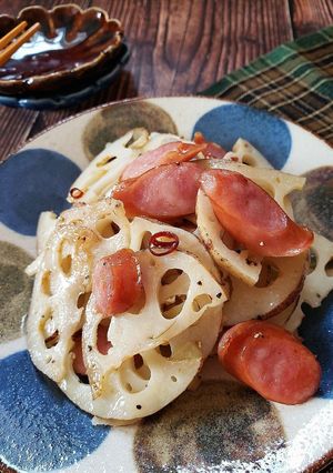 れんこんとウインナーのペペロン炒め-レシピのメイン写真