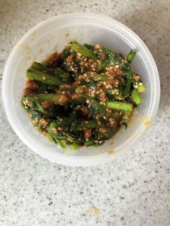 春菊の胡麻味噌和え(弁当作り置き)-レシピのメイン写真