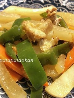 大根と豚肉のカレー炒め-レシピのメイン写真