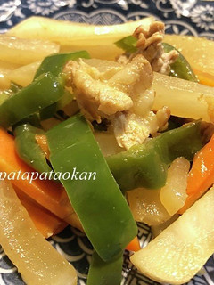 大根と豚肉のカレー炒め-レシピのメイン写真