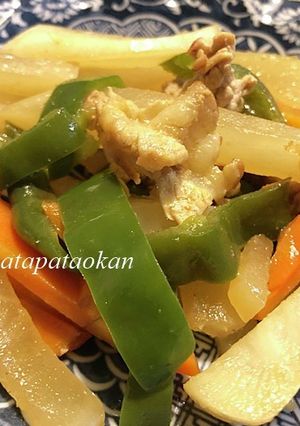 大根と豚肉のカレー炒め-レシピのメイン写真