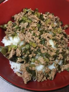 焦がしねぎの肉ふりかけ丼-レシピのメイン写真