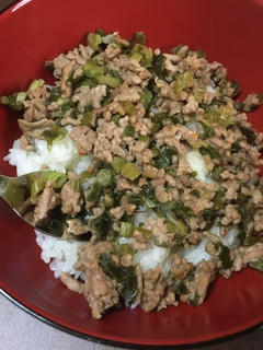 焦がしねぎの肉ふりかけ丼-レシピのメイン写真