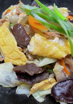 ムーシーロー風シンプル野菜炒め-レシピのメイン写真