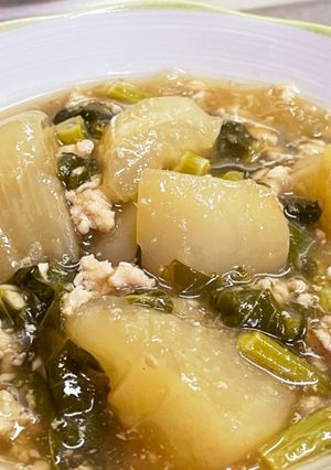 かぶと鶏ひき肉のあんかけ煮-レシピのメイン写真