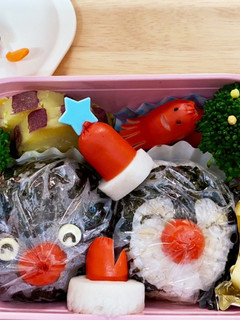 ピングー&ピンガ クリスマス弁当♪-レシピのメイン写真