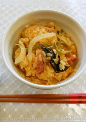 ピザ風炊き込みご飯-レシピのメイン写真