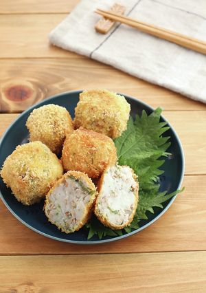 ゆずこしょう風味の里芋コロッケ-レシピのメイン写真
