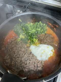 ほうれん草のキーマカレー-レシピのメイン写真