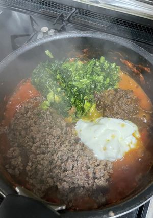 ほうれん草のキーマカレー-レシピのメイン写真