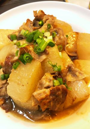 大根と豚バラの土手焼き風-レシピのメイン写真