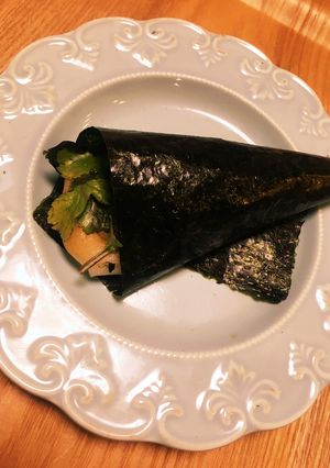 具入り餅の新しい海苔の巻き方-レシピのメイン写真