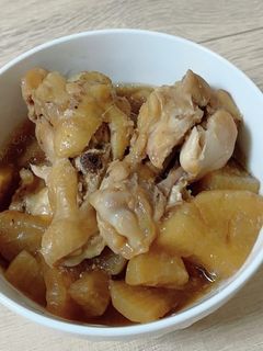 レンジで簡単!大根と手羽元の煮物-レシピのメイン写真