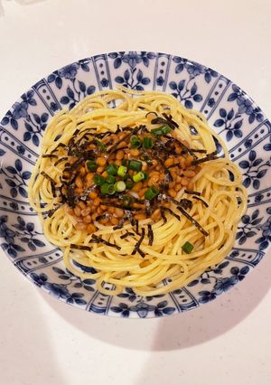 【ロバート馬場さん】納豆パスタ-レシピのメイン写真