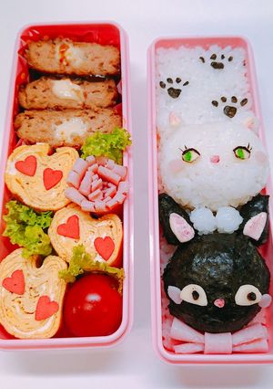 魔女の宅急便 ジジ リリー キャラ弁-レシピのメイン写真