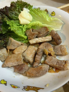 豚ロースで作る蒸し焼きサイコロトンテキ-レシピのメイン写真