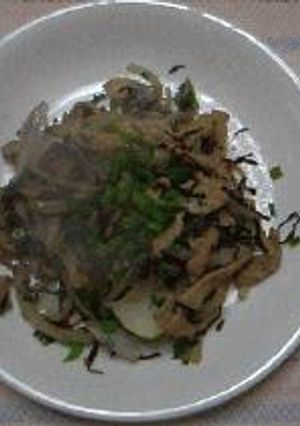 豚肉とひじきの和風炒め-レシピのメイン写真