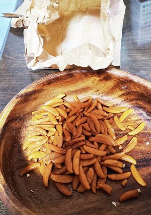 レンチンで簡単！　サクサク柿の種！-レシピのメイン写真