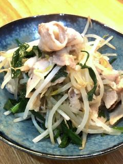 豚バラのニラもやし炒め-レシピのメイン写真