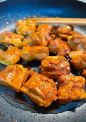 材料4つ!照り焼きチキン-レシピのメイン写真