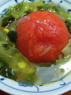 簡単★トマトの丸ごとスープ★-レシピのメイン写真