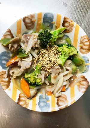 全てレンジもやし入りさっぱり梅甘酢酢豚-レシピのメイン写真