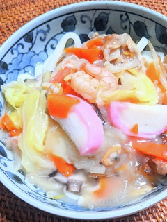 うどんで皿うどん-レシピのメイン写真