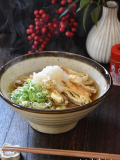 年越し蕎麦にも♪焼ききつね蕎麦☆-レシピのメイン写真