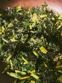 大根葉でナムル風の炒め物-レシピのメイン写真