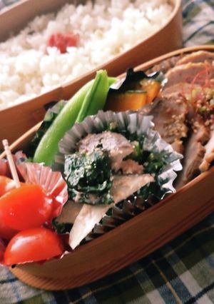 お弁当★レンジで小松菜エリンギ明太ソテー-レシピのメイン写真
