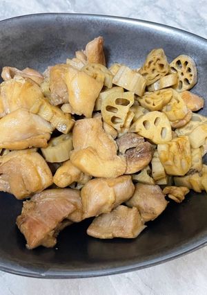 鶏肉と蓮根の照り煮-レシピのメイン写真