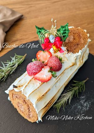 白樺ブッシュドノエル☆クリスマス-レシピのメイン写真