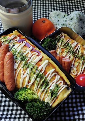 ❜21/12/17 オムそば弁当-レシピのメイン写真