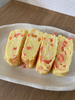 紅生姜入りふわふわ玉子焼き-レシピのメイン写真