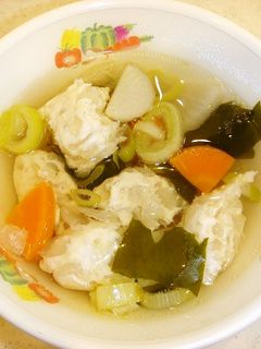 ゆず入り肉だんごスープ ★宇都宮学校給食-レシピのメイン写真