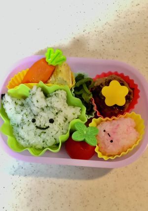【すみっコぐらし】ざっそうとたぴおか弁当-レシピのメイン写真