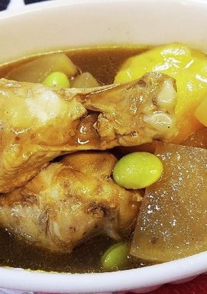大根と手羽元のカレースープ-レシピのメイン写真