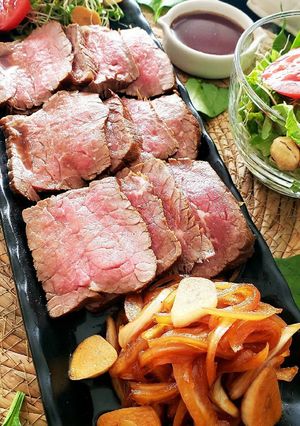 簡単12分~牛タダキ★美味しい熟成2時間-レシピのメイン写真