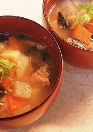 サバ缶入りけんちん汁-レシピのメイン写真