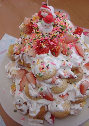 子供達が作るツリーケーキ♪-レシピのメイン写真