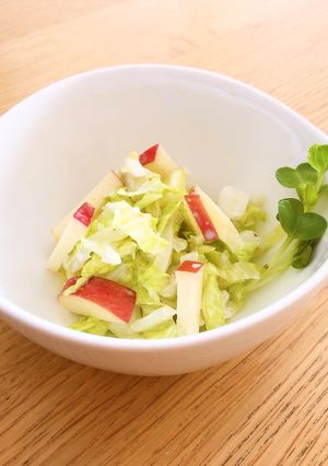 白菜とりんごのビタミンサラダ-レシピのメイン写真