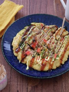 カニカマとてんぷら粉でたこ焼き風-レシピのメイン写真
